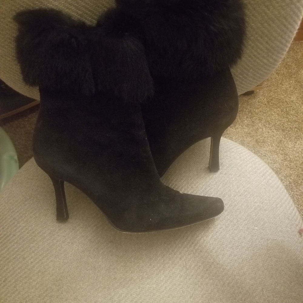 Stuart Weitzman ankle boots.